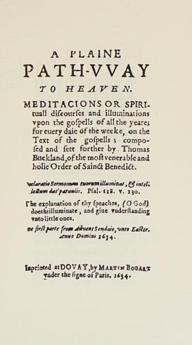 A plaine path-way to heaven, 1634