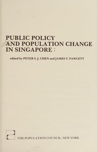 Public policy and population change in Singapore