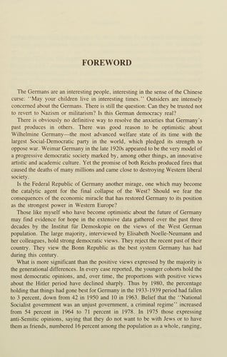 The Germans--public opinion polls, 1967-1980