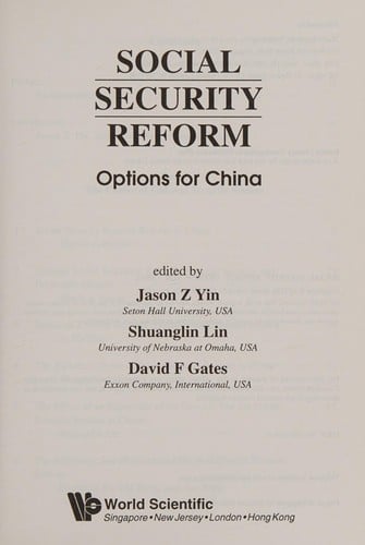 Social security reform