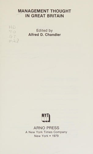 Management thought in Great Britain