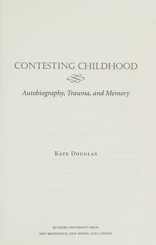 Contesting childhood