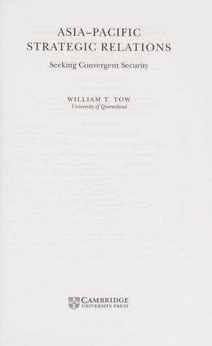 Asia-Pacific strategic relations