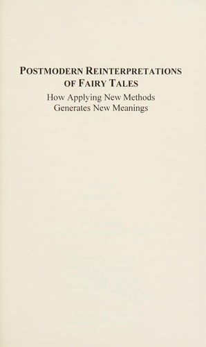 Postmodern reinterpretations of fairy tales