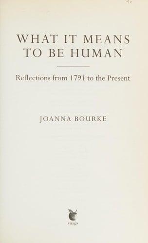 What it means to be human