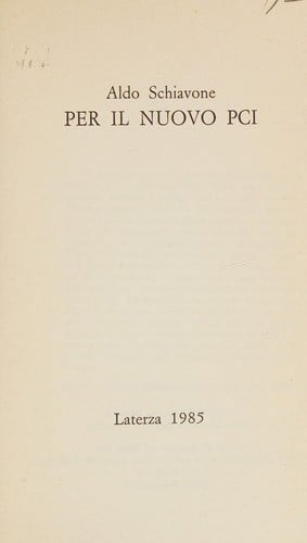 Per il nuovo PCI