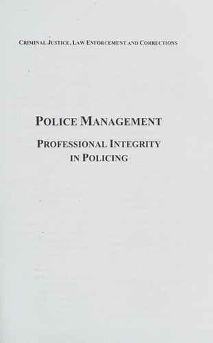 Police management