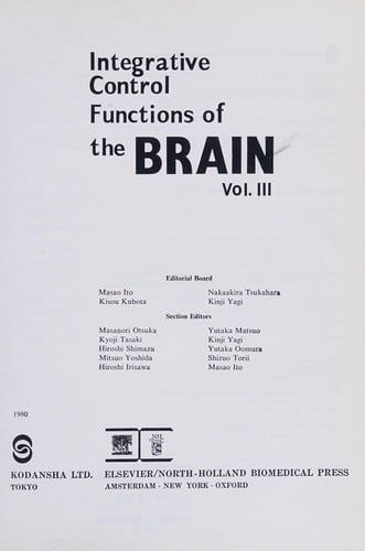 Integrative control functions of the brain