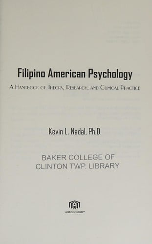Filipino American psychology