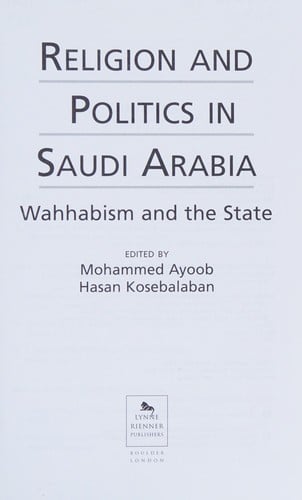 Religion and politics in Saudi Arabia