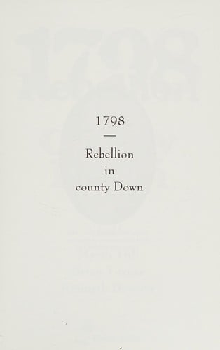 1798 Rebellion in County Down