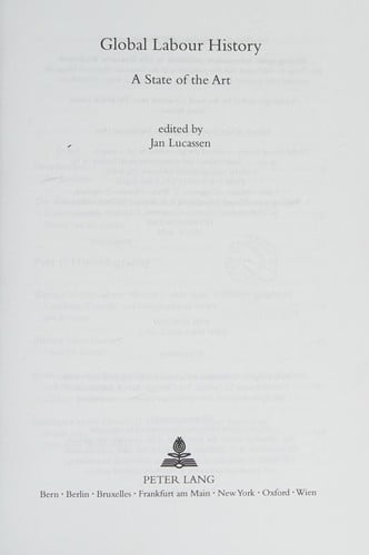 Global labour history