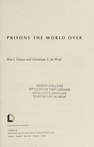Prisons the world over