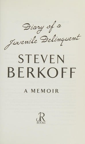 Diary of a juvenile delinquent