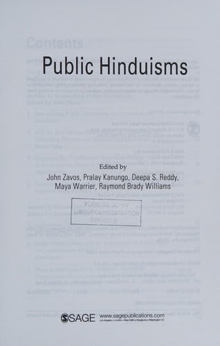 Public Hinduisms