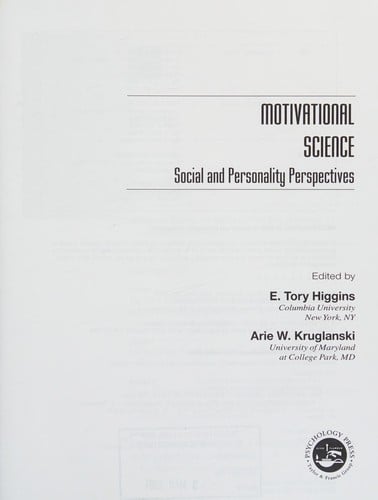 Motivational science