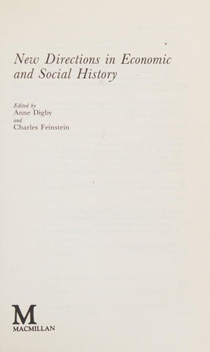New directions in economic and social history