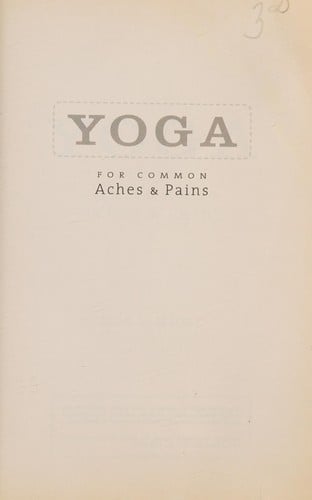 Yoga for common aches & pains