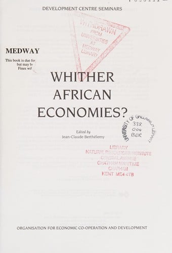 Whither African economies?