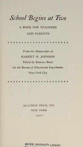 School begins at two