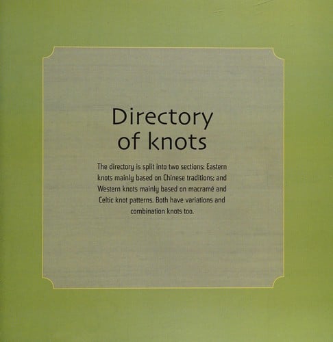 75 Chinese, Celtic, and ornamental knots