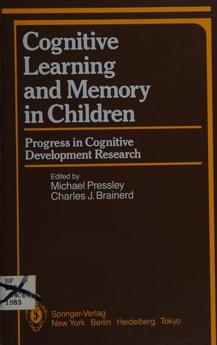 Cognitive learning and memory in children
