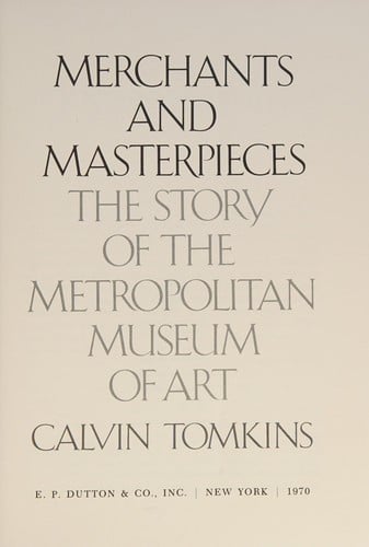 Merchants and masterpieces