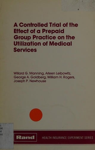 A controlled trial of the effect of a prepaid group practice on the utilization of medical services