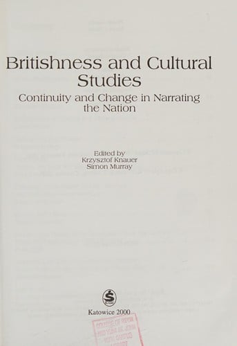 Britishness and cultural studies