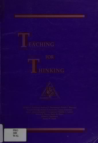 Teaching for thinking