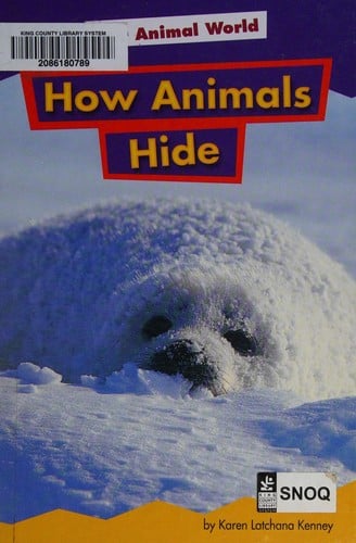 How animals hide