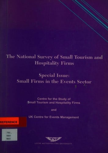 The National survey of small tourism and hospitality firms
