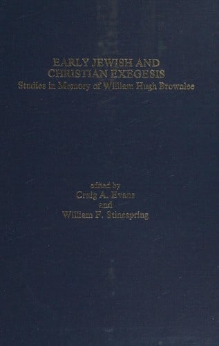 Early Jewish and Christian Exegesis
