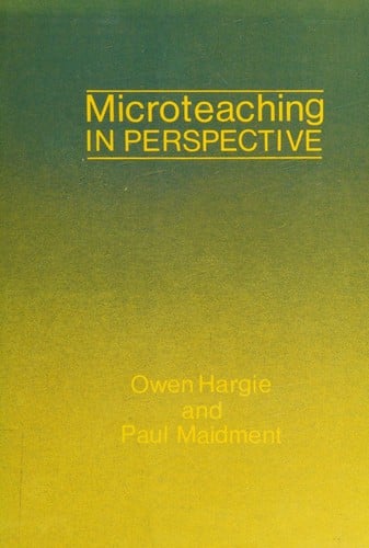 Microteaching in perspective