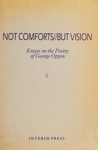 Not comforts, but vision