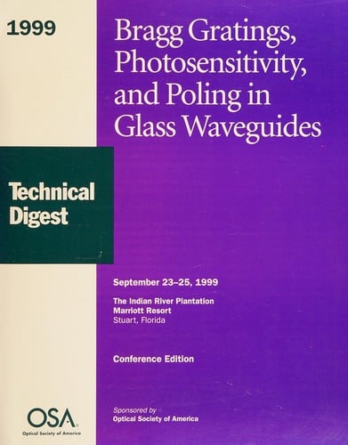 Bragg gratings, photosensitivity, and poling in glass waveguides
