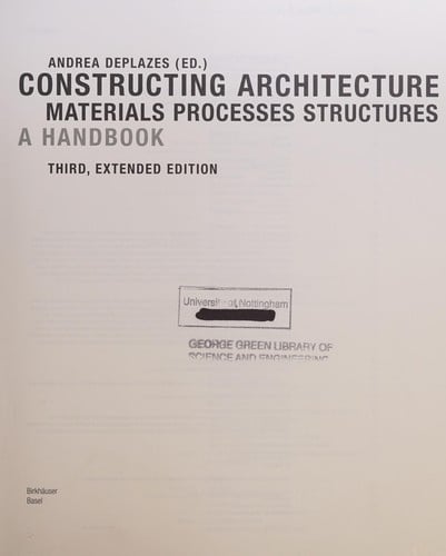 Constructing architecture