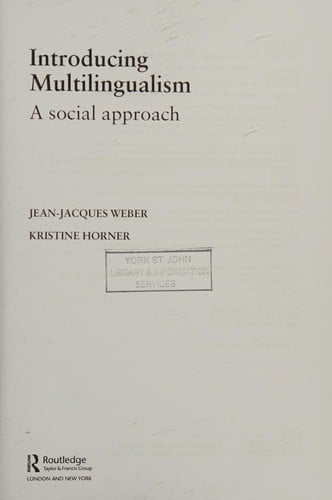 Introducing multilingualism