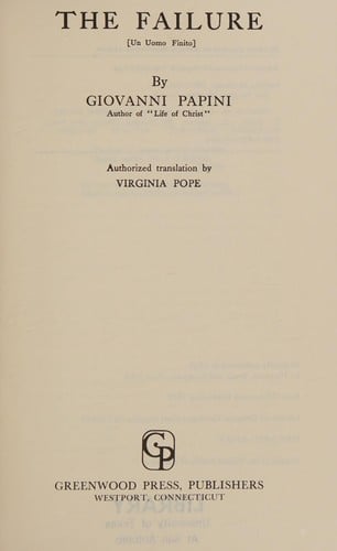 The failure (Un uomo finito)