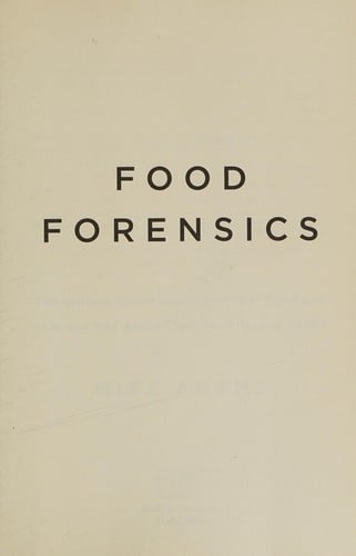 Food forensics