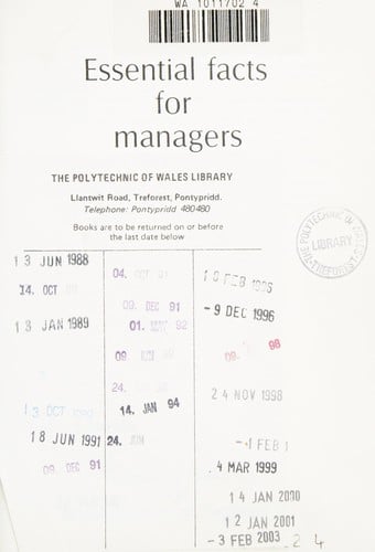 Essential facts for managers