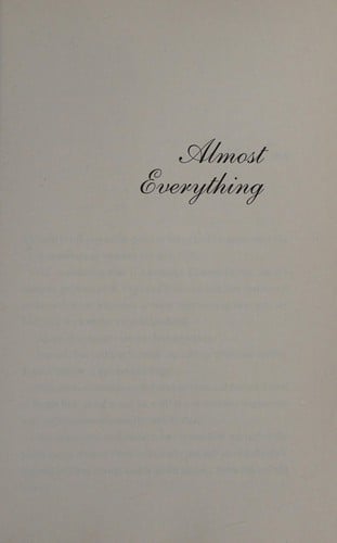 Almost everything