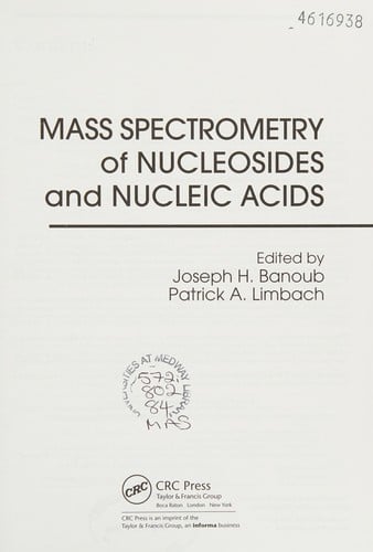Mass spectrometry of nucleosides and nucleic acids