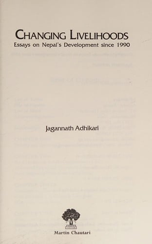 Changing livelihoods