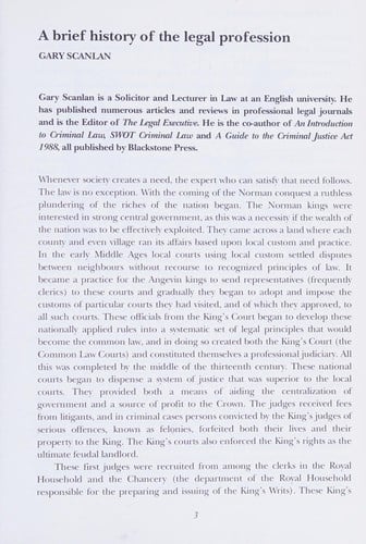 The Ivanhoe/Blackstone guide to the legal profession