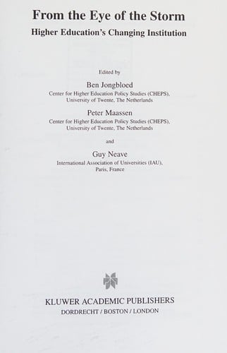 From the eye of the storm