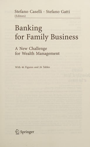 Banking for family business