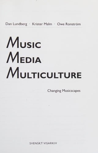 Music, Media, Multiculture