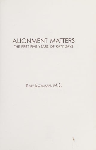 Alignment matters