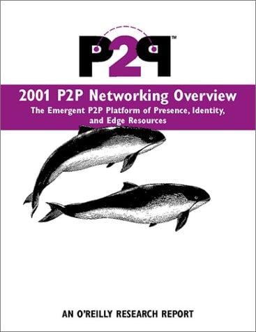 2001 P2P networking overview